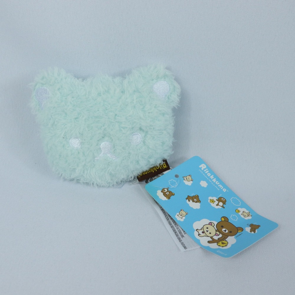 San-X‎ Rilakkuma Head Light Blue Cloud Pillow Mini Plush 3" New with Tags